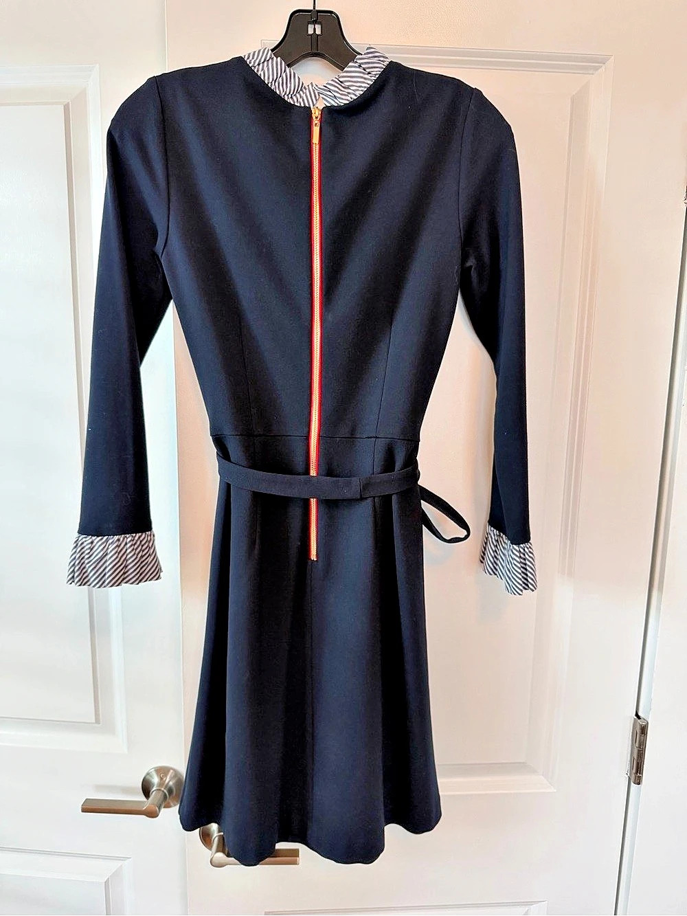 Long Sleeve Mini Dress in Blue Like New